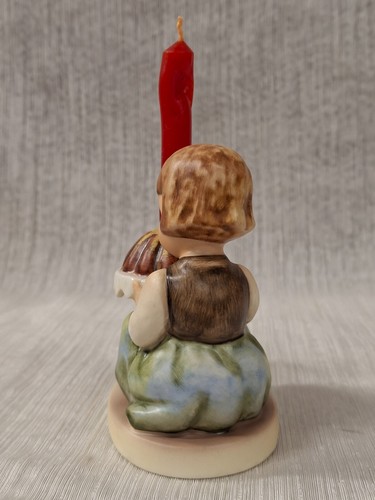 GOEBEL HUMMEL Germany "Birthday Cake" Porcelain Figurine TMK6 w/ Candle In Box - Picture 10 of 13