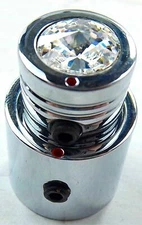 CB radio knob on off volume squelch clear jewel for Freightliner Kenworth Cobra