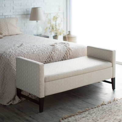 Upholstered Backless Storage Bench End Of Bed Entryway Bedroom
