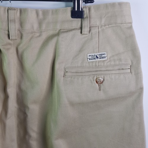 Polo Ralph Lauren Chino Work Pants Mens 40 Beige Straight Leg Regular Fit Cotton - Foto 7 di 8