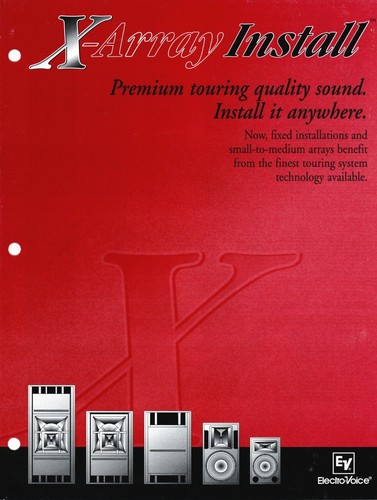 Job Lot Collection ELECTRO-VOICE Catalogues/Data Sheets 1988/98 Manifold/X-Array - Picture 23 of 24