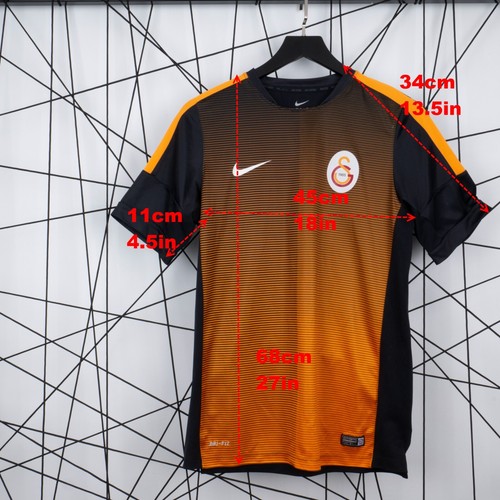 NIKE Galatasaray Squad Pre-Match II Black/Vivid Orange Training T-Shirt Trikot M - Bild 2 von 15