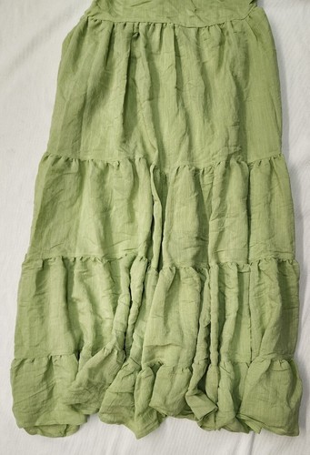 Princess Polly Women's DANNY Open Back MIDI Tiered DRESS-(Green, US 8 )NEW - Picture 4 of 14