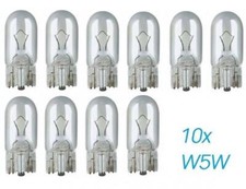 10 St W5W W2.1x9.5d T10 12V Glühlampe  Soffitte Auto Lampen Techline für VW