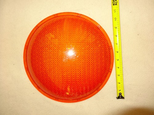 Large Yellow Light Lens - Eagle Signal 11 7/8" Diameter - Picture 11 of 12