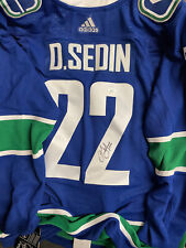 Vancouver Canucks Daniel Sedin Signed Autographed Adidas Jersey JSA COA BNWT Vancouver Canucks Daniel Sedin Signed Autographed Adidas Jersey JSA COA BNWT