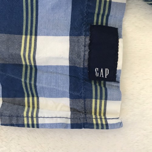  GapKids Boys Multi Plaid Pocket Long Sleeve Button Front Shirt Size M Chest 32" - Bild 8 von 12
