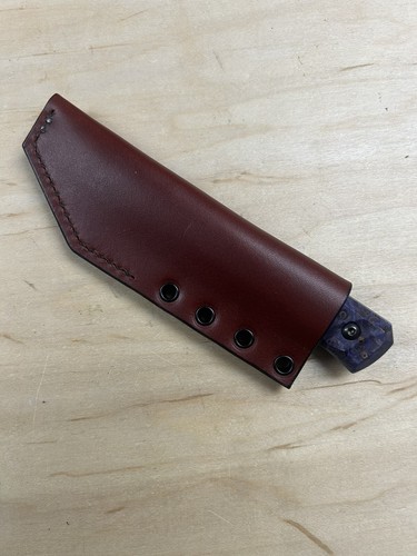 Bilgewater Blades Jack Rabbit - Bog Oak / Maple Burl GITD Spacer - 80CrV2 - Picture 4 of 4