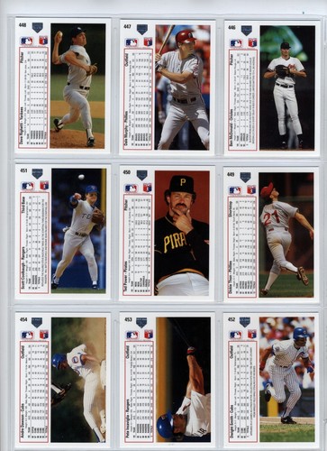 Baseball Upper Deck 1991 Cards Choose Upick from list (255-508) - Picture 391 of 503