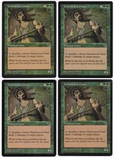 Heartwood Giant x4 4x 1997 Tempest Green Rare Creature PLAYSET MTG NM AZ1