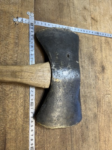 hache OLD TOOL outil ancien HACHE Bûcheron Double Tranchants N°234 - Picture 4 of 10