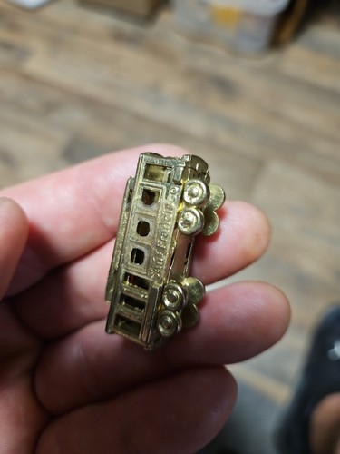 Vintage Miniature Brass Cable Car Trolley San Francisco California Mini Souvenir - Bild 9 von 10