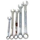 5 Pcs Craftsman 3/8 1/2 1/2 5/8 11/16 Combination Wrench Set, Made in USA