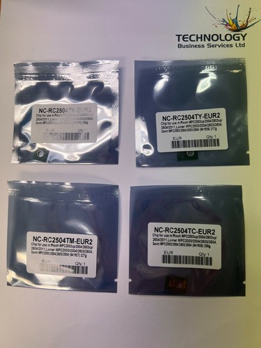 Puce toner pour Ricoh MP C2003sp/2004/2503sp/2504 841925 841926 841927 841928 - Photo 2/2