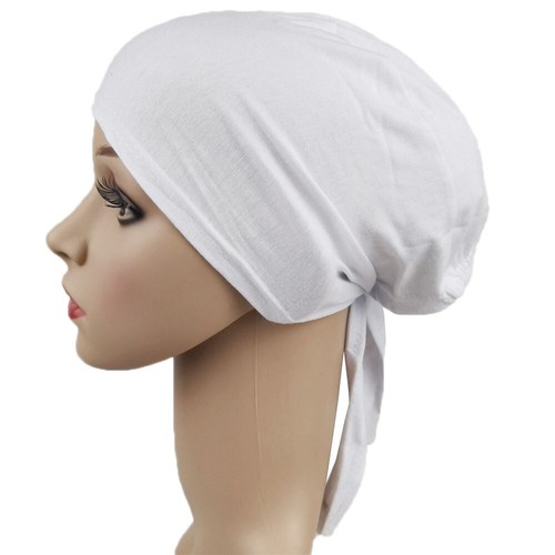 Muslim Women Chemo Caps Beanie Hat Turban Hijab Inner Hat Underscarf Headwear - Picture 15 of 52