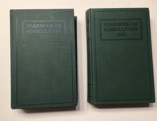 1931 & 1932 Jahrbücher der Landwirtschaft - 2 Bücher H/C