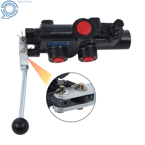 21 GPM 1 Spool Hydraulic Log Splitter Control Valve with detent 4300 PSI - Picture 7 of 20
