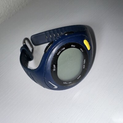 NIKE デジタルウォッチ Bowerman Nike Triax Bowerman Digital Watch Men Blue 10 Lap Broken