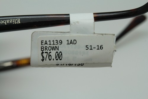 2 Units NEW ELIZABETH ARDEN EA 1139AD-1 EYEGLASSES FRAMES 51-16-130 #135 - Picture 6 of 10