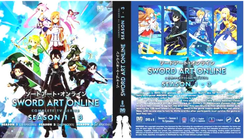 Sword Art Online Season 1-3 + Gun Gale Online + Alicization Complete TV Series - Imagen 3 de 9