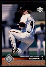 1997 Upper Deck Rod Beck #496 San Francisco Giants