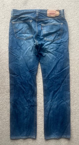 LEVIS 501 Jeans Herren W 32 L 32 Straight Fit Vintage Blau Denim Red Tab No E3 - Bild 3 von 13