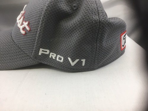 Titleist Golf Hat Cap Pro V1 FJ Fitted Mesh, Stretch fit, Gray, Size M/L - Picture 2 of 6