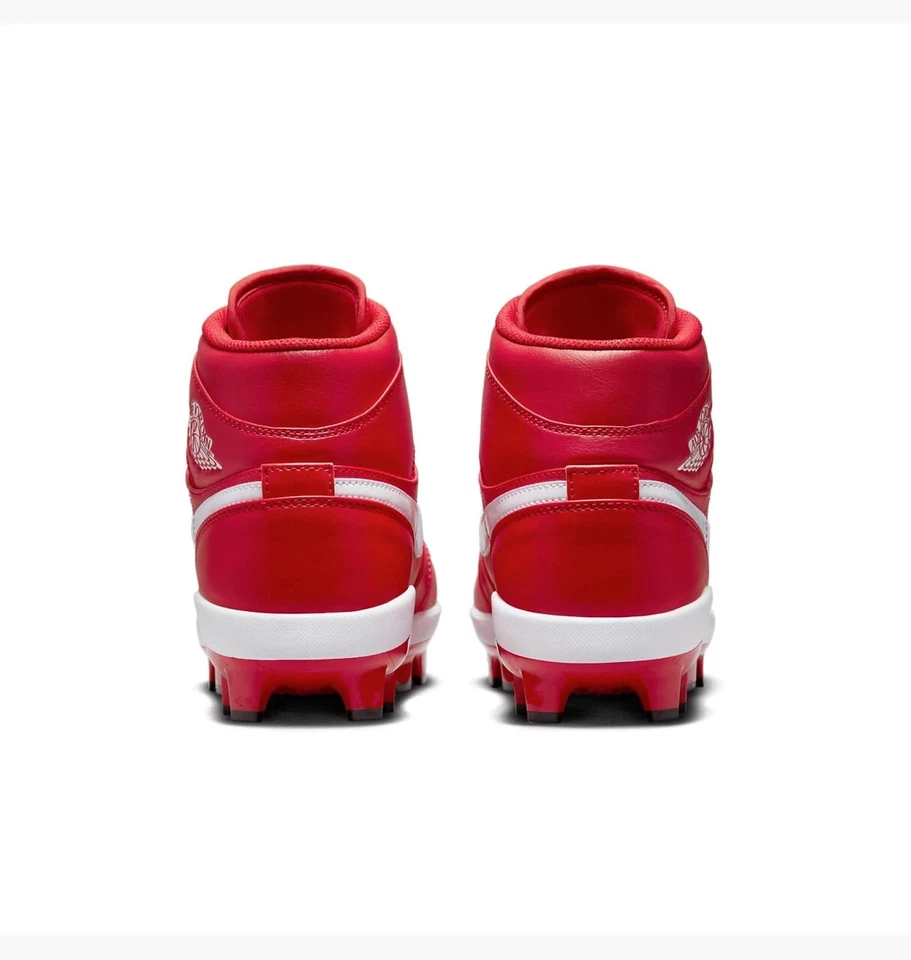 Nike Air Jordan 1 Retro MCS "Vermelho Universitário" Vermelho Branco AV5354-601 Masculino Tamanho 14 - Imagem 4 de 4