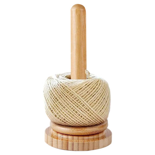 Yarn Ball Holder Rotatable Crochet Skein Holder Wooden Yarn Storage Winder - Picture 6 of 10