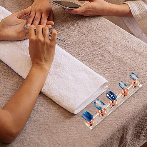 2 juegos de soporte de exhibición de uñas acrílico magnético para presionar en kit de arte en uñas - Imagen 3 de 7