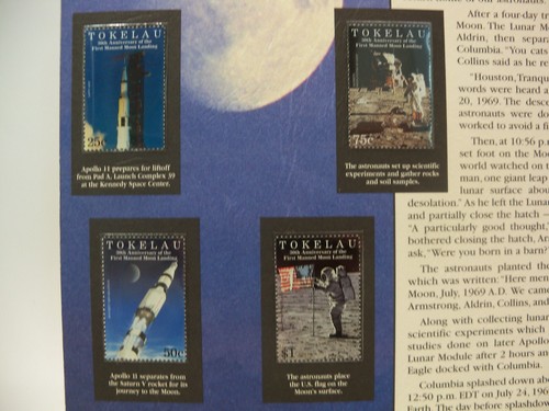 30th Anniversary of the First Manned Moon Landing Tokelau Stamps - Picture 4 of 6