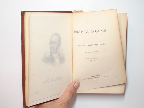 The Poetical Works of John Greenleaf Whittier, Vol I ONLY, 1870 - Bild 4 von 11