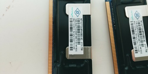 [Lot of 2] Nanya 1GB PC2-5300F 555Mhz ECC RAM NT1GT72U8PA3BD-3C - Picture 2 of 3