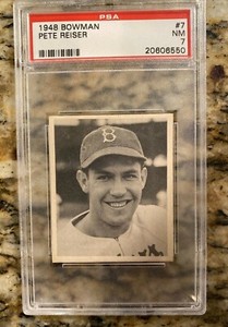 1948 Bowman Pete Reiser #7 PSA 7 Rookie Card