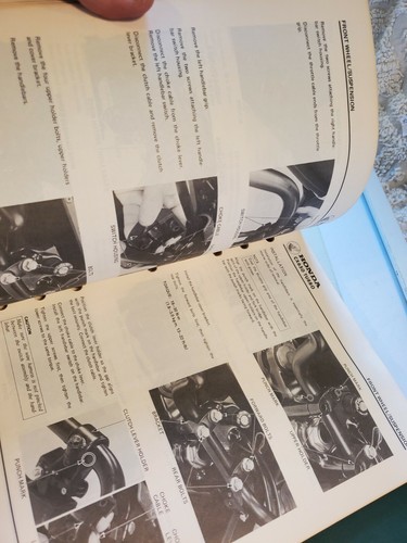 1983 Honda Model CX650 Turbo Shop Manual #61ME700 excellent complete tub2 - Picture 5 of 11