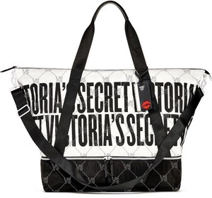Details About Victoria S Secret Vs Monogram Weekender Tote Duffle Bag Gym With Luggage Tag Details About Victoria S Secret Vs Monogram Weekender Tote Duffle Bag Gym With Luggage Tag