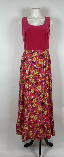 VERA MONT PARIS -Vintage 1950's Pink Floral Cocktail Party Dress 40 - MAD MEN