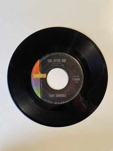 Troy Shondell “This Time” Liberty 7” 45 VG+ - Picture 4 of 4
