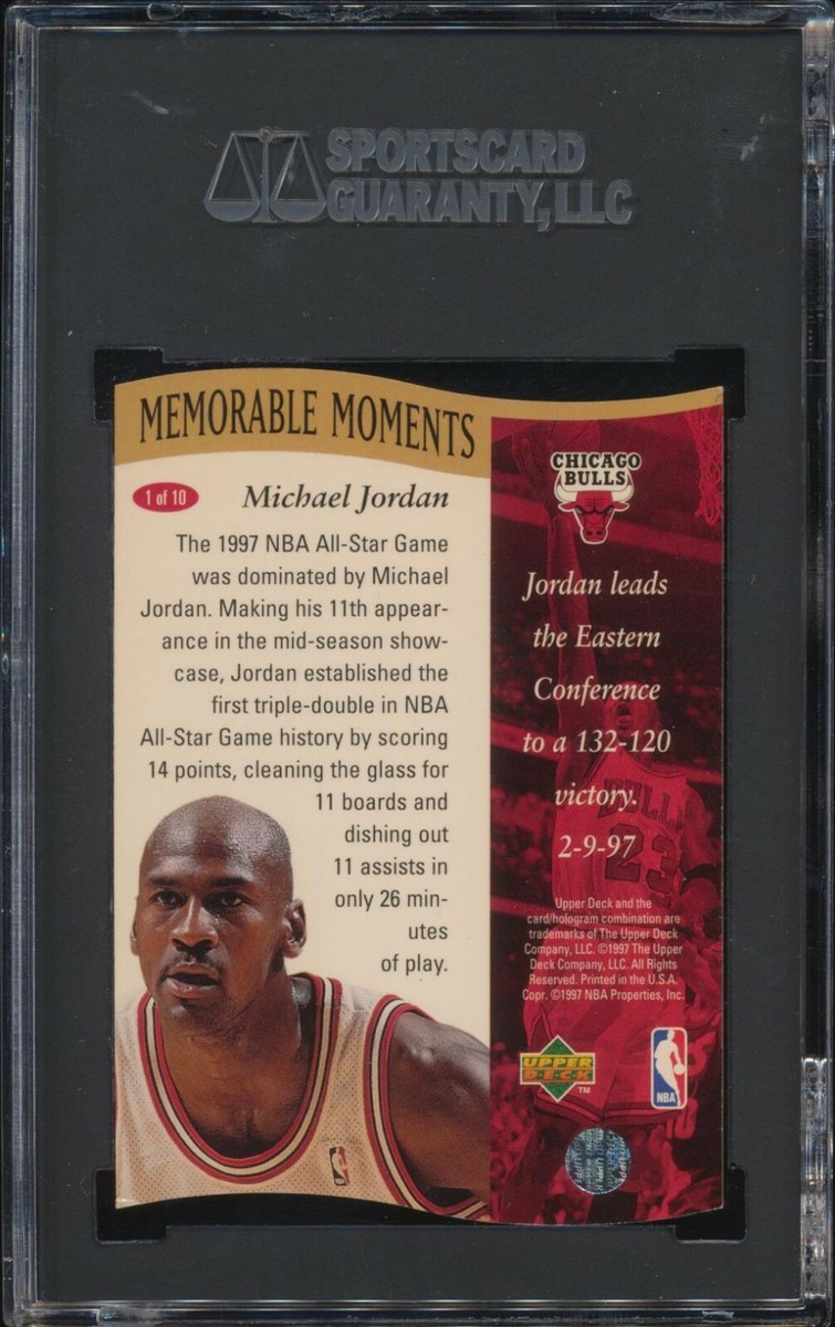 ＠NBA ジョーダン コメモラティブカード (UPPER DECK 1997) 1997 Upper Decks Collectors Choice Basketball Card Michael