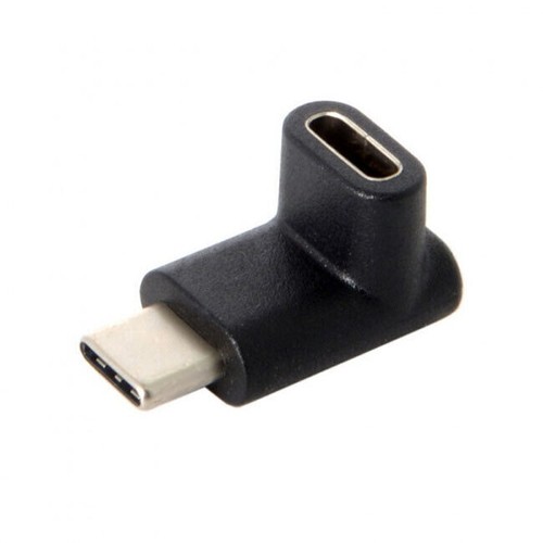 JSER 90 Degree Up or Down Angled USB 3.1 Type-C Male to Female Adapter Type-C - Picture 5 of 6