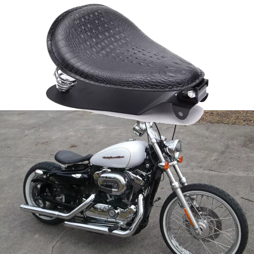 For Harley Sportster XL 1200 883 48 Bobber Chopper Motorcycle Solo Seat Spring
