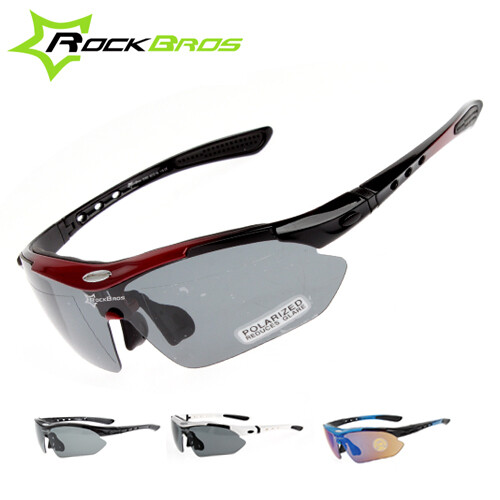 ROCKBROS Polycarbon Fahrrad Sonnenbrille polarisiert Outdoor Sportartikel Fahrrad  - Bild 1 von 10