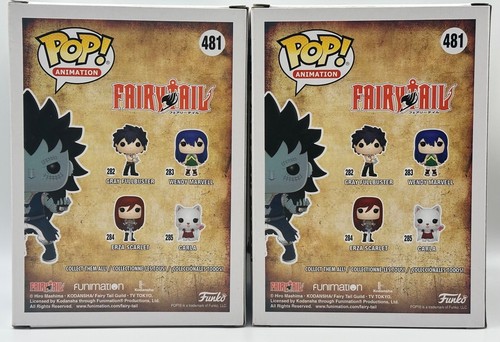 2 Stück - Funko Pop! Fairytail #481 Gajeel (Dragon Force) BOX BESCHÄDIGT - Bild 3 von 12