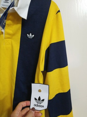 Adidas Originals Men's RUGBY Jersey Night IndigoTribe Adidas Originals Rugby Sweatshirt Night IndigoTribe