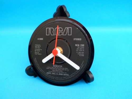 Vinyl Record DESK CLOCKS made from Upcycled Vinyl Singles LIST D All 4" Size - Picture 21 of 236