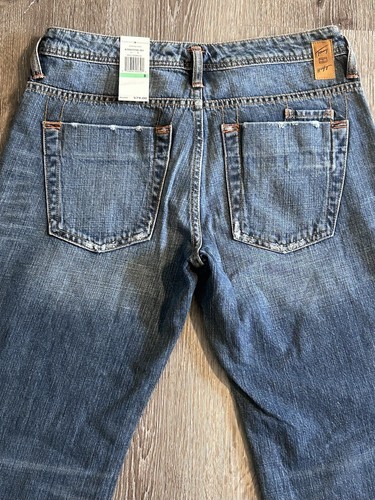 NWT Tommy Hilfiger Jeans Womens Size 8 Blue Denim Pants 32x32” Vintage 2002 - Afbeelding 12 van 24