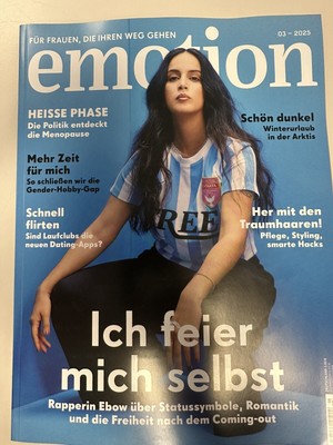 emotion Magazin für Frauen die Ihren Weg gehen 03-2025- NEU- Ebow