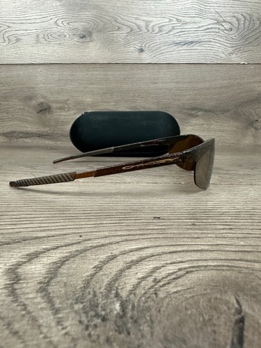 Rare Vintage Oakley Zero 0.4 Glitter Gulch Sunglasses - Gold Iridium with Case - Bild 9 von 19