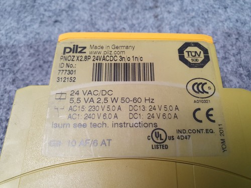PILZ PNOZ X2.8P 24VAC/DC 3n/o 1n/c, 777301 - Picture 4 of 8