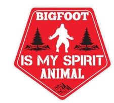 Bigfoot Sasquatch Sticker Stickers A327